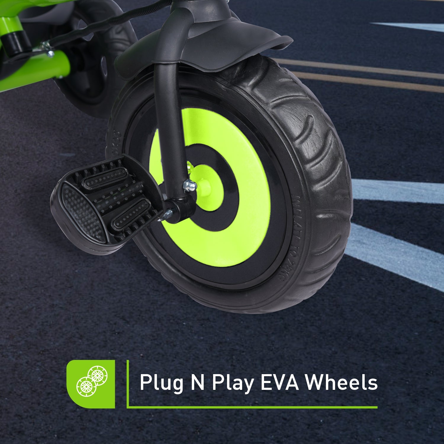 R for Rabbit Tiny Toes T20 Ace- Green