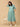 Teal the Deal Khadi Maternity and Nursing Dress