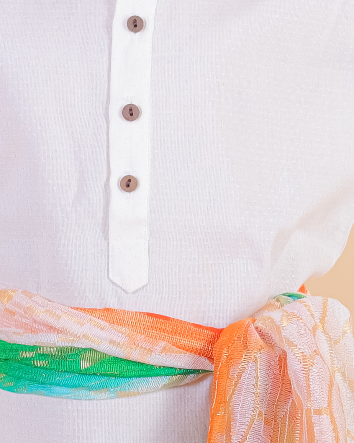 Timeless White Boys Kurta Pajama Set