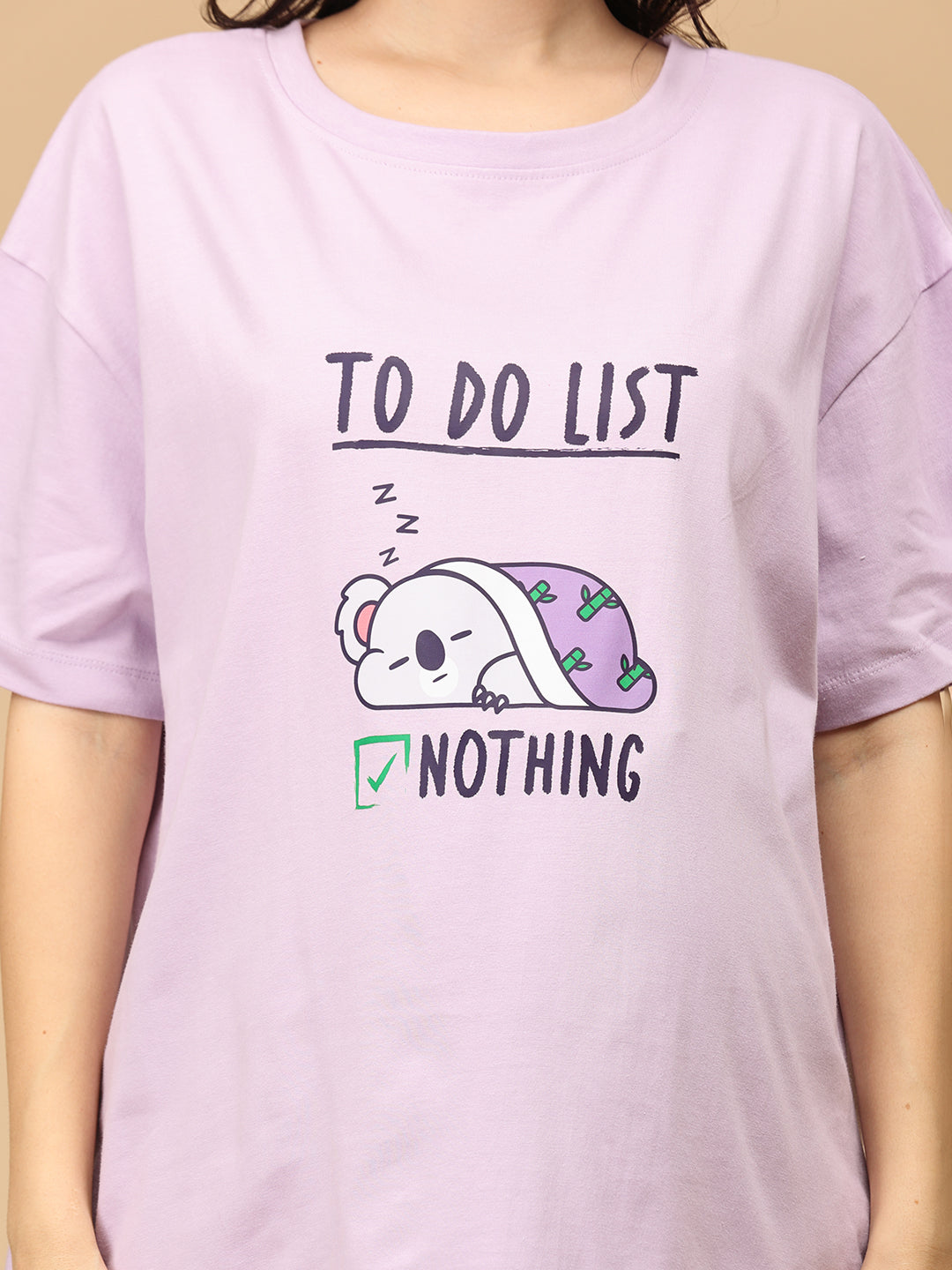 To Do List Oversized Maternity T shirt