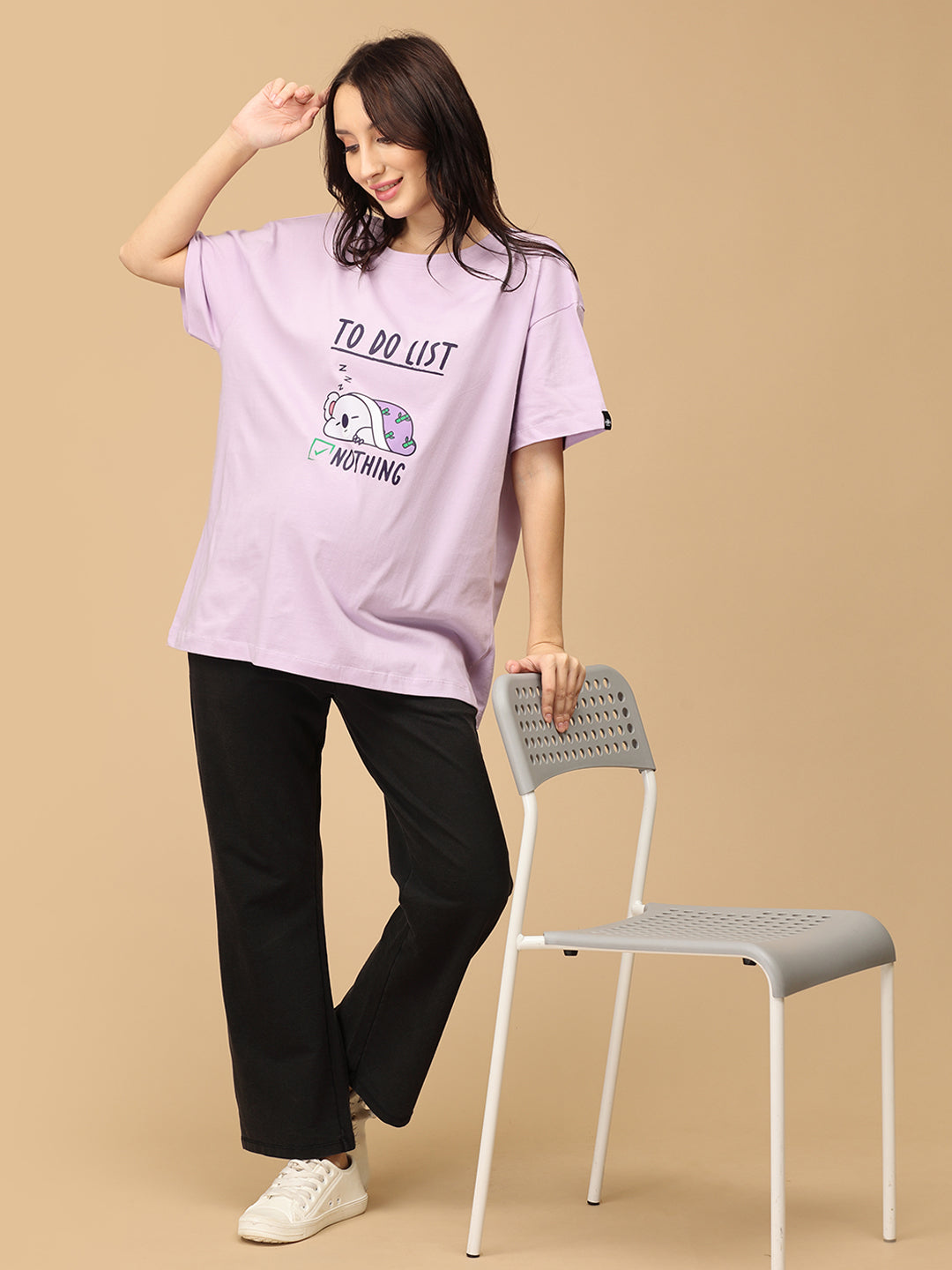 To Do List Oversized Maternity T shirt