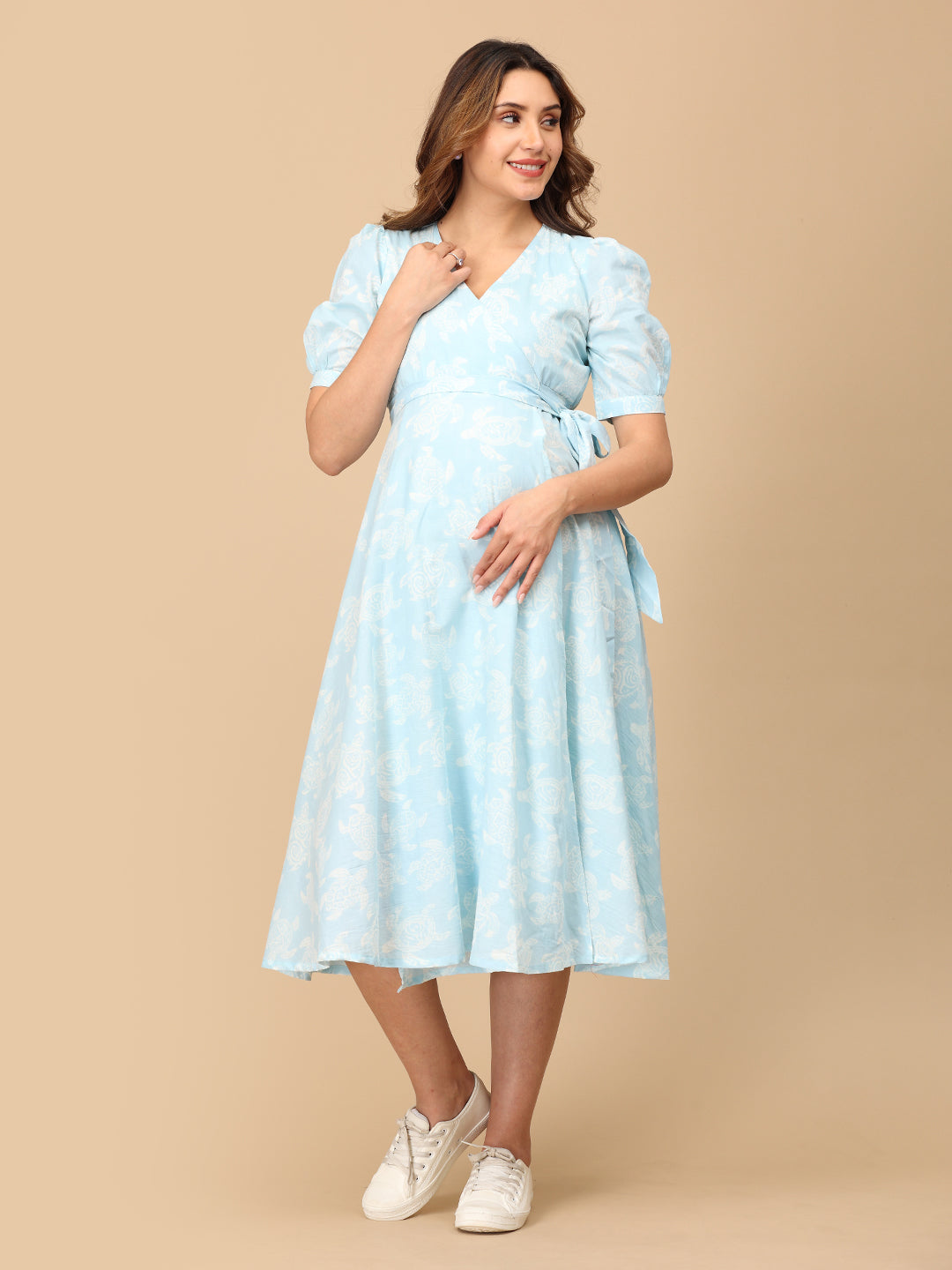 Turtley in Style Maternity and Nursing Wrap Dress