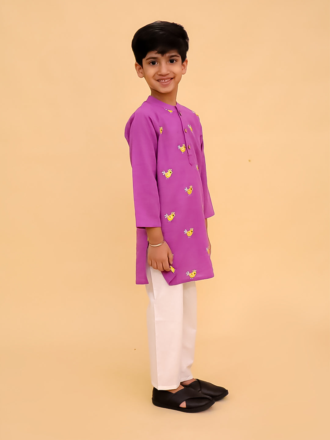 Ethnic Set-Jhilmil Girls Kurta Pajama Set with Tweet Dreams Boys Kurta Pajama Set