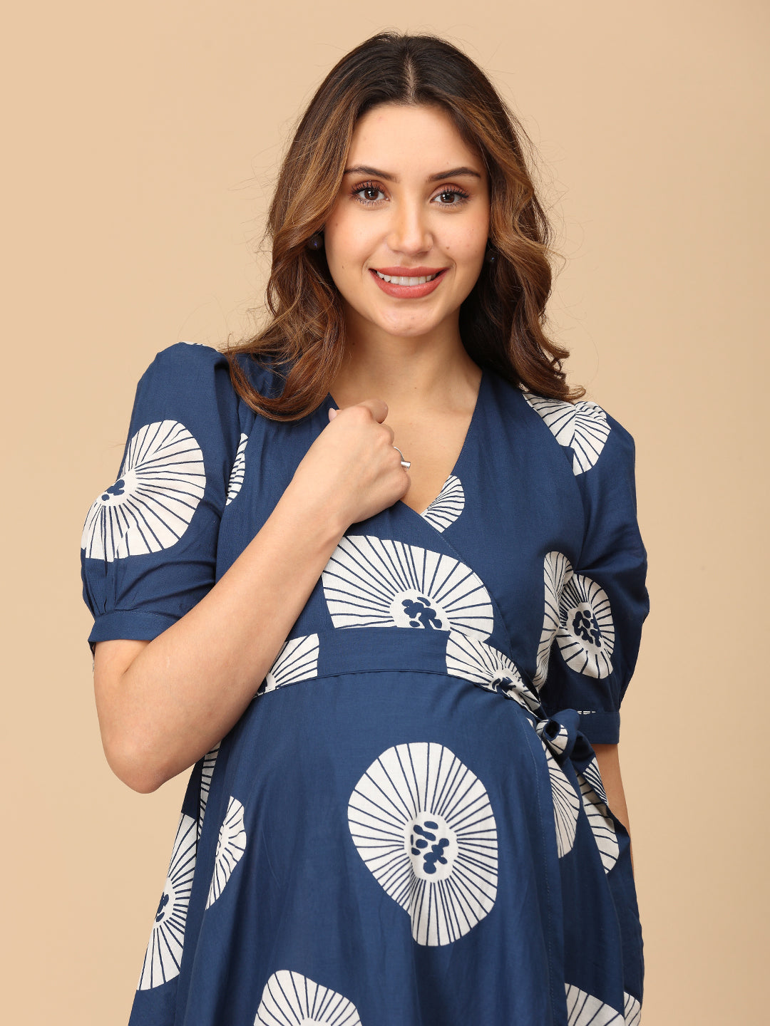 Twist & Slay Maternity and Nursing Wrap Dress