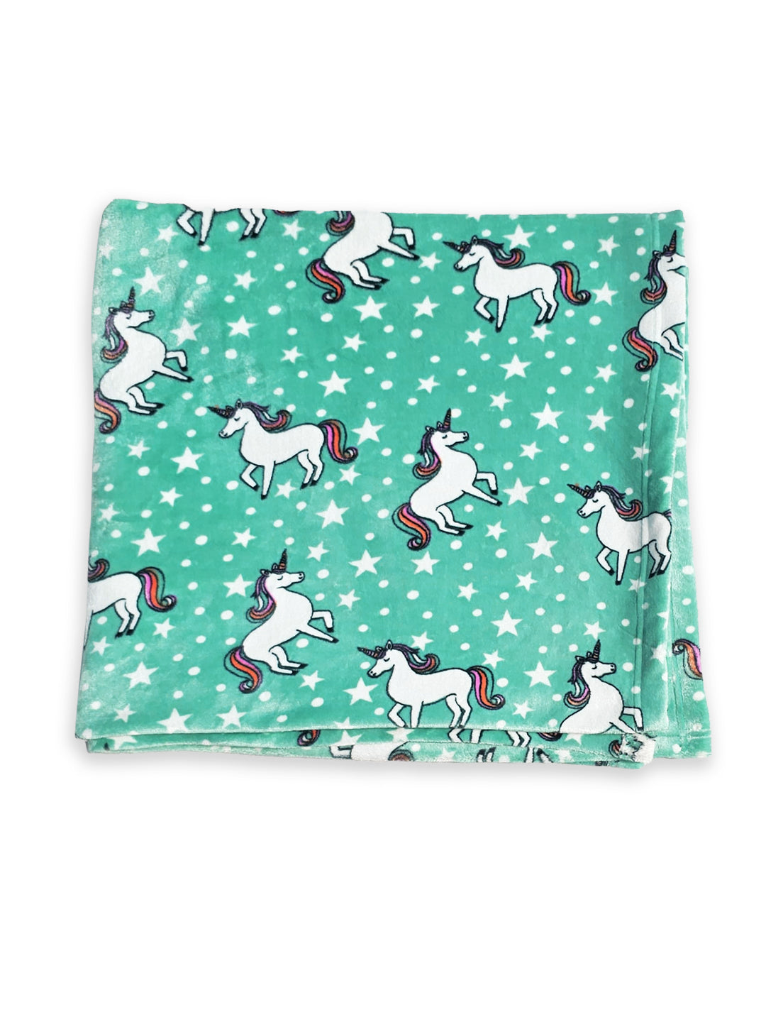 Combo of Unicorn Slumber Party Fleece Pajama and Blanket