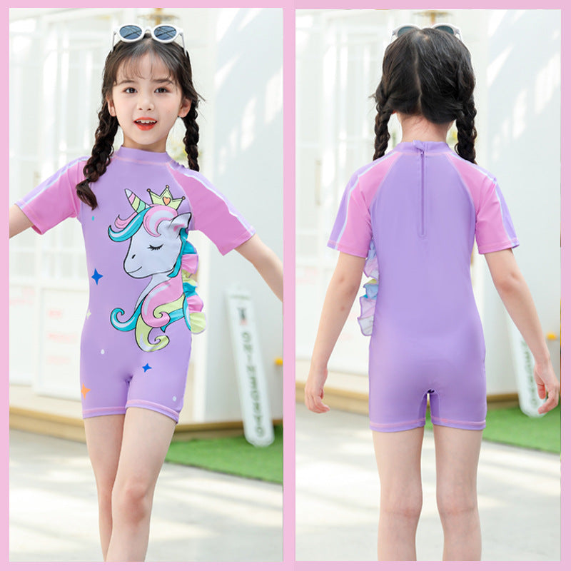 Unicorn Splash Girls Swimsuit