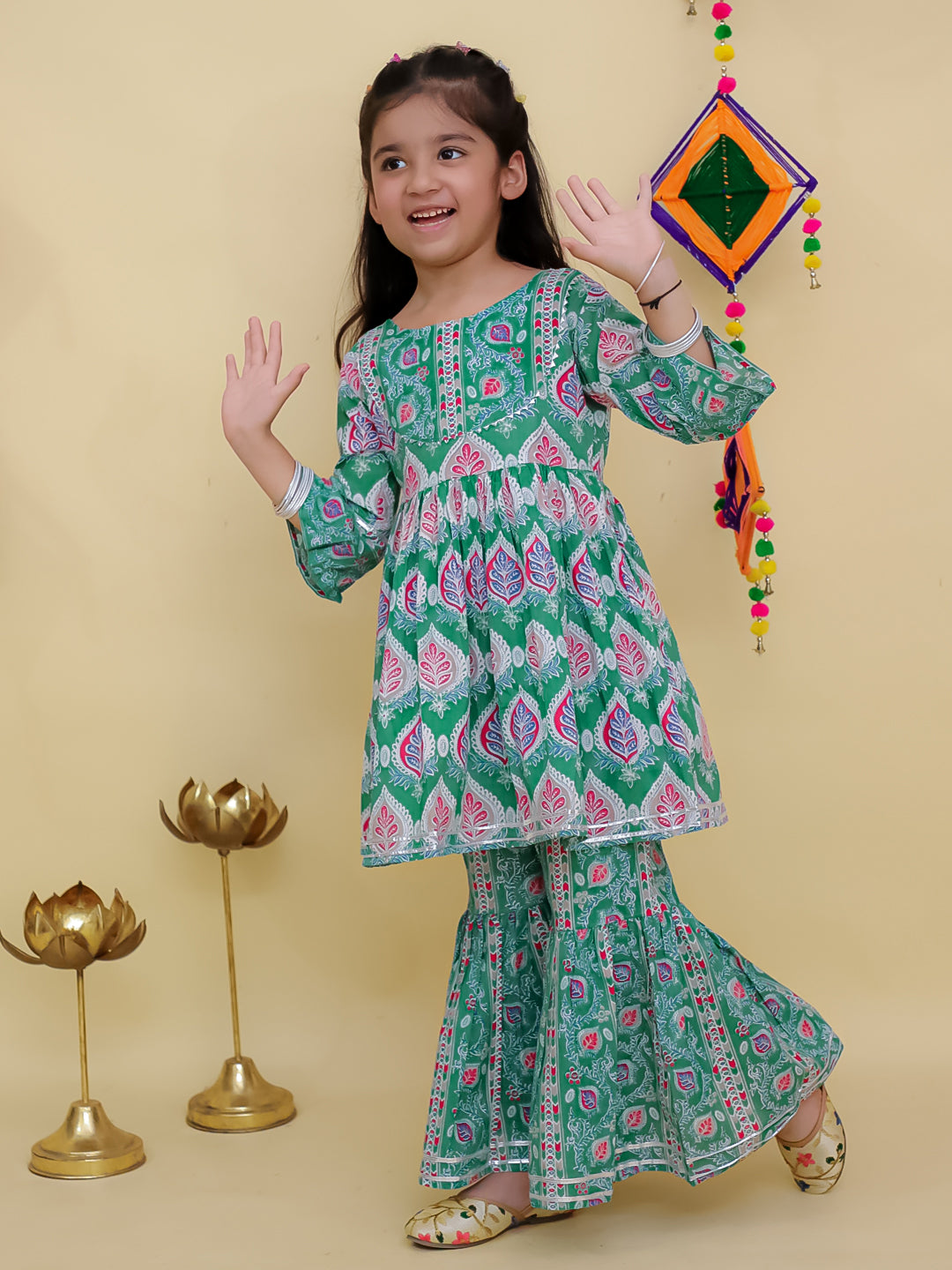 Verdi Vitaa Anarkali Kurta Sharara Set