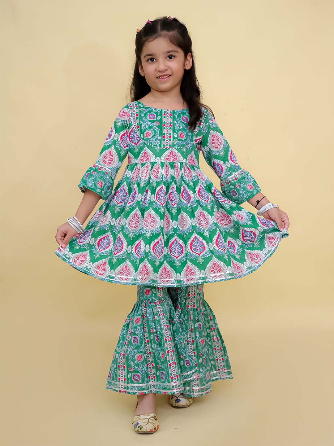 Verdi Vitaa Anarkali Kurta Sharara Set