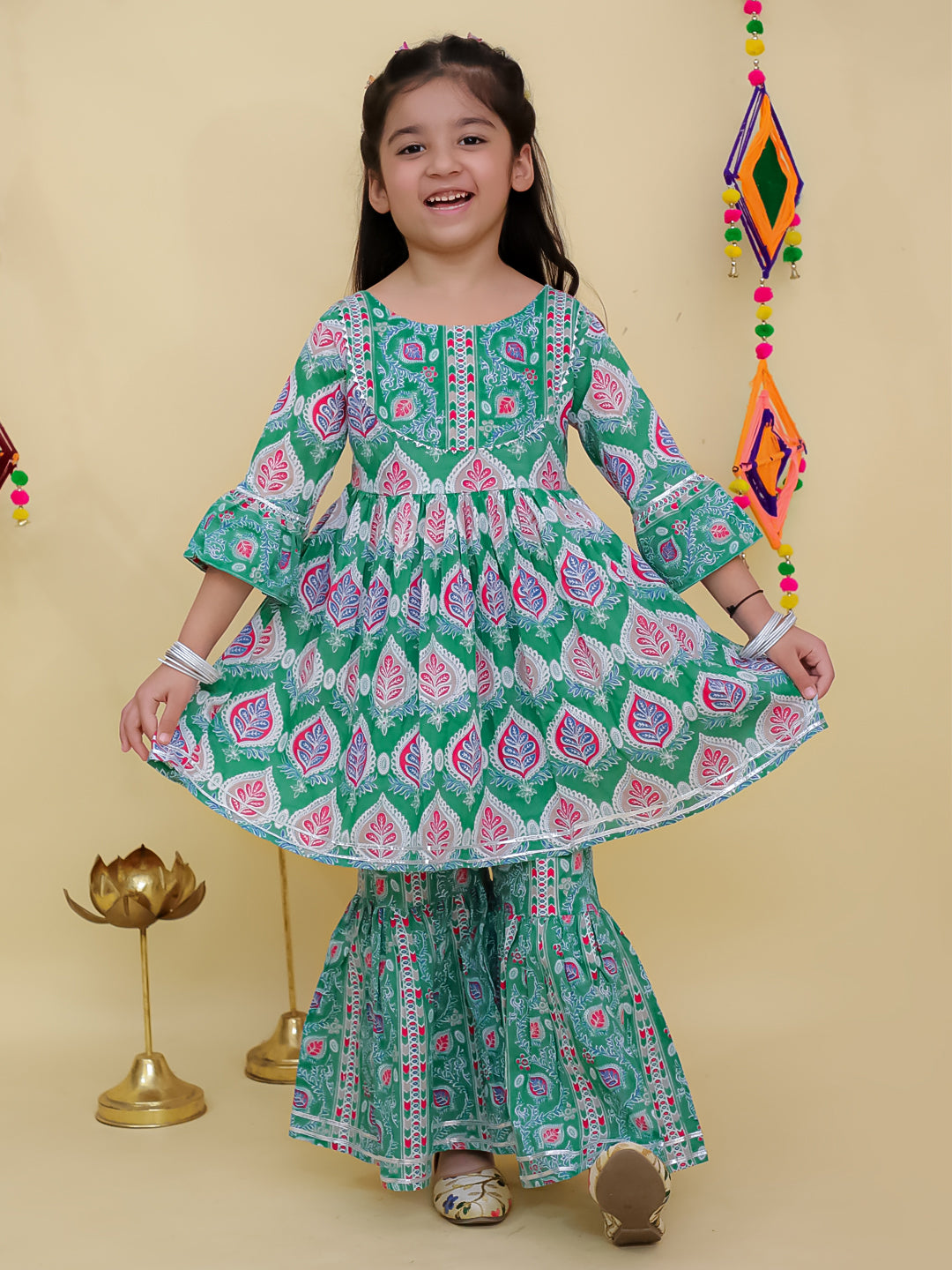 Verdi Vitaa Anarkali Kurta Sharara Set