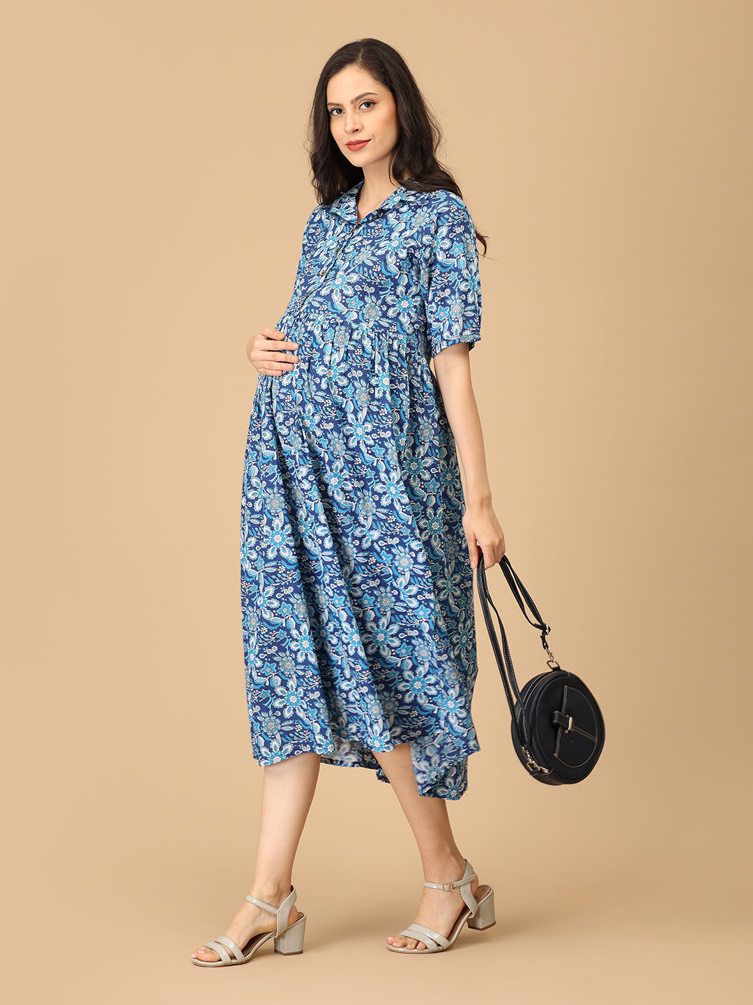 Vibe & Dyes Maternity and Nursing Dress
