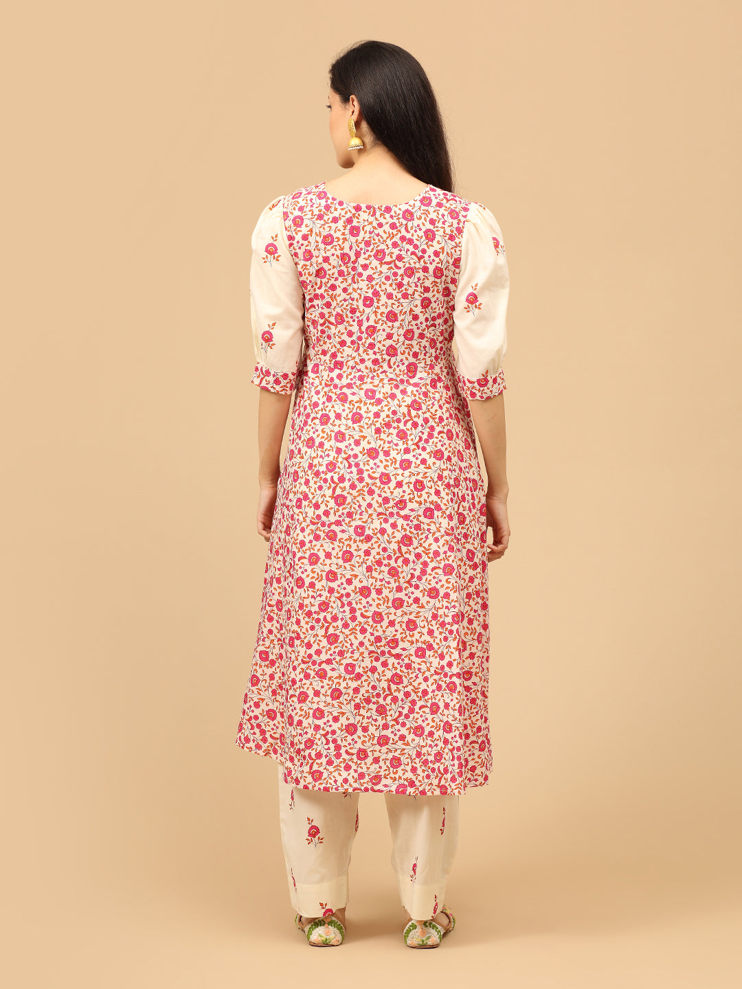 Vibe in Bloom Maternity and Nursing Kurta Set With Dupatta