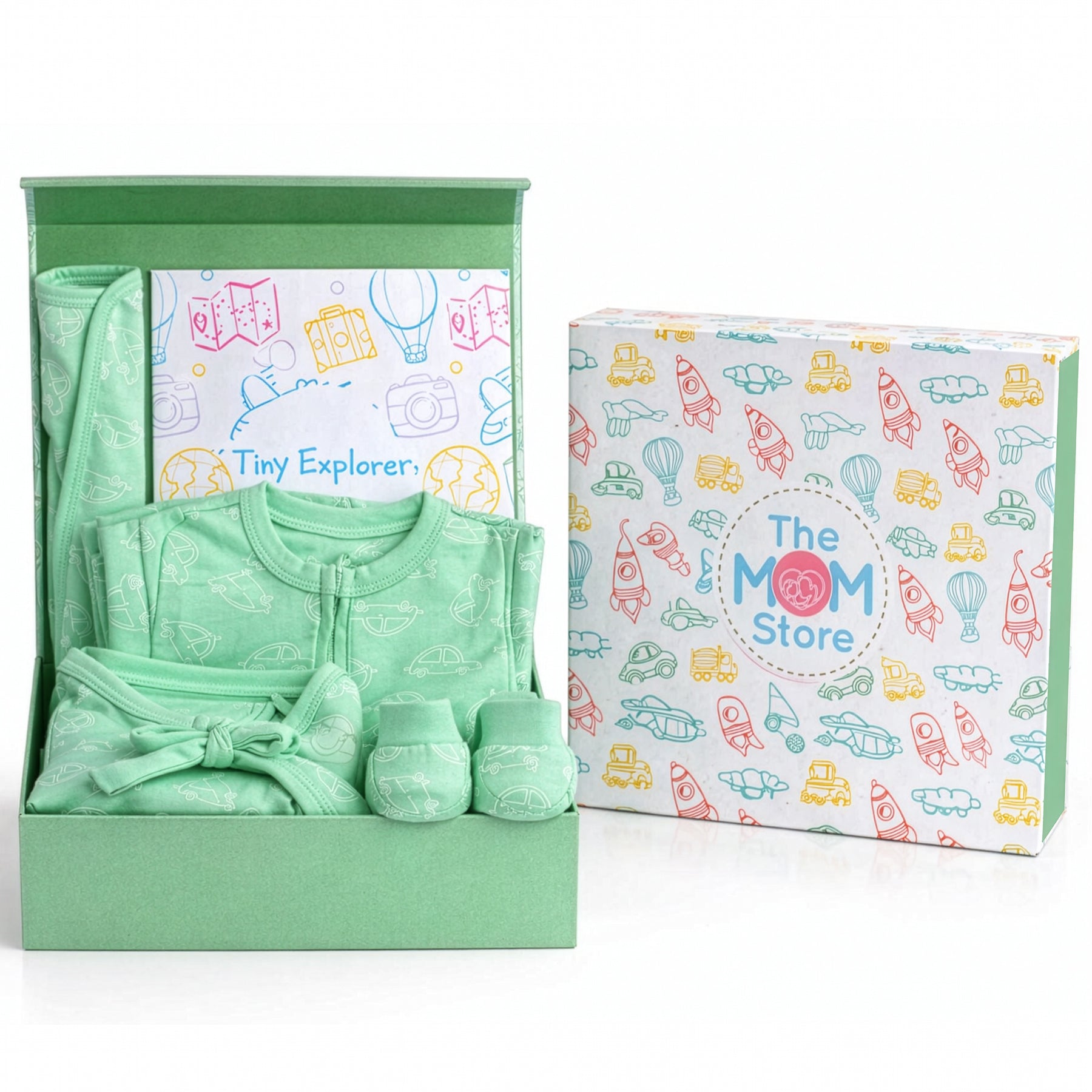 Mossy Motors 7 PCS New Born Gift Hamper Set - Sparkle