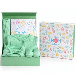 Mossy Motors 7 PCS New Born Gift Hamper Set - Sparkle - The Mom Store