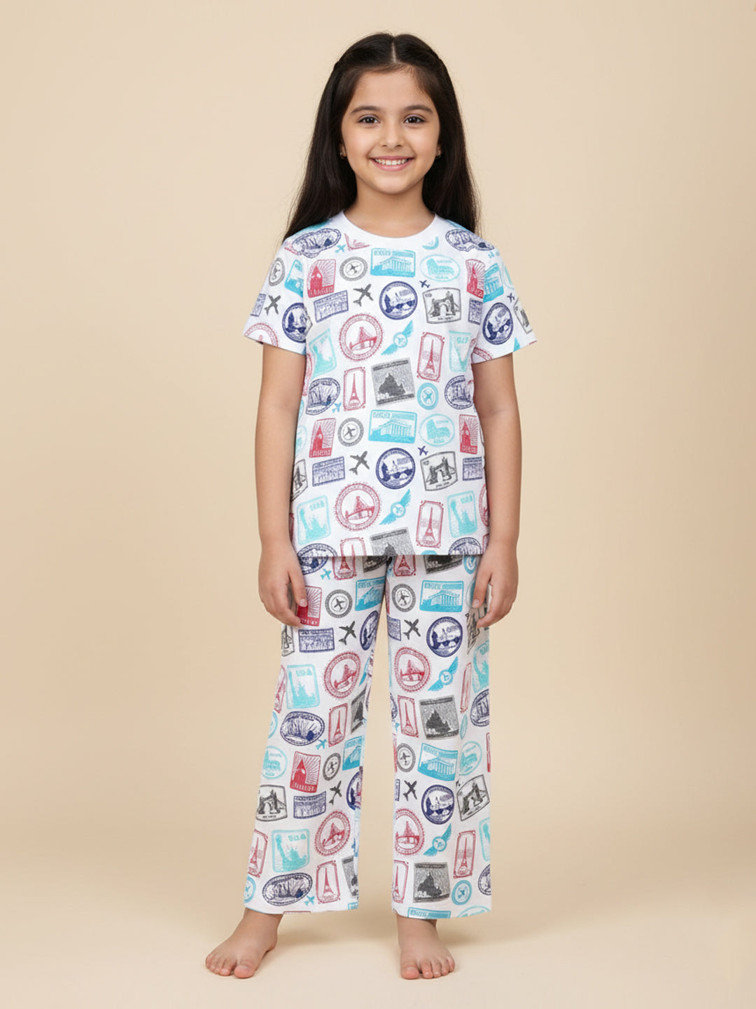 Wander & Wonder Baby and Kids Pajama Nightsuit Set