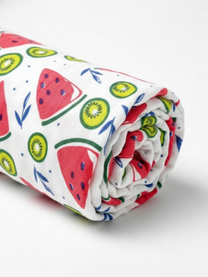 Baby Swaddle Wrap Combo- Fruity Watermelon, Fruity Pineapple & Fruity Lime - The Mom Store