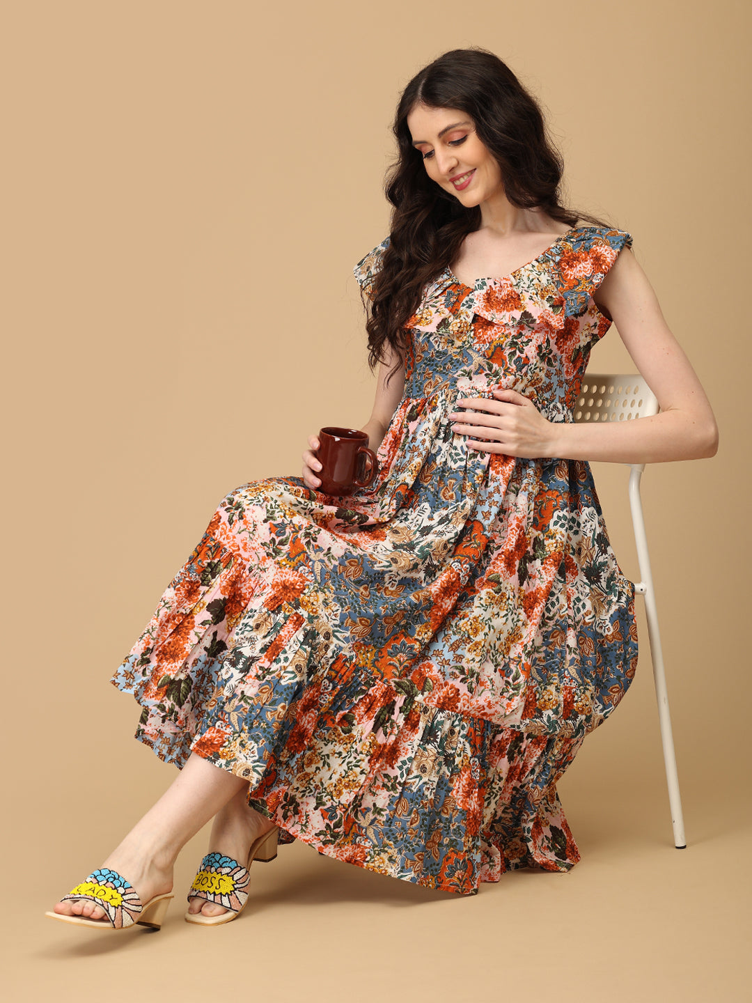 Wildflower Wonderland Maternity and Nursing Dress