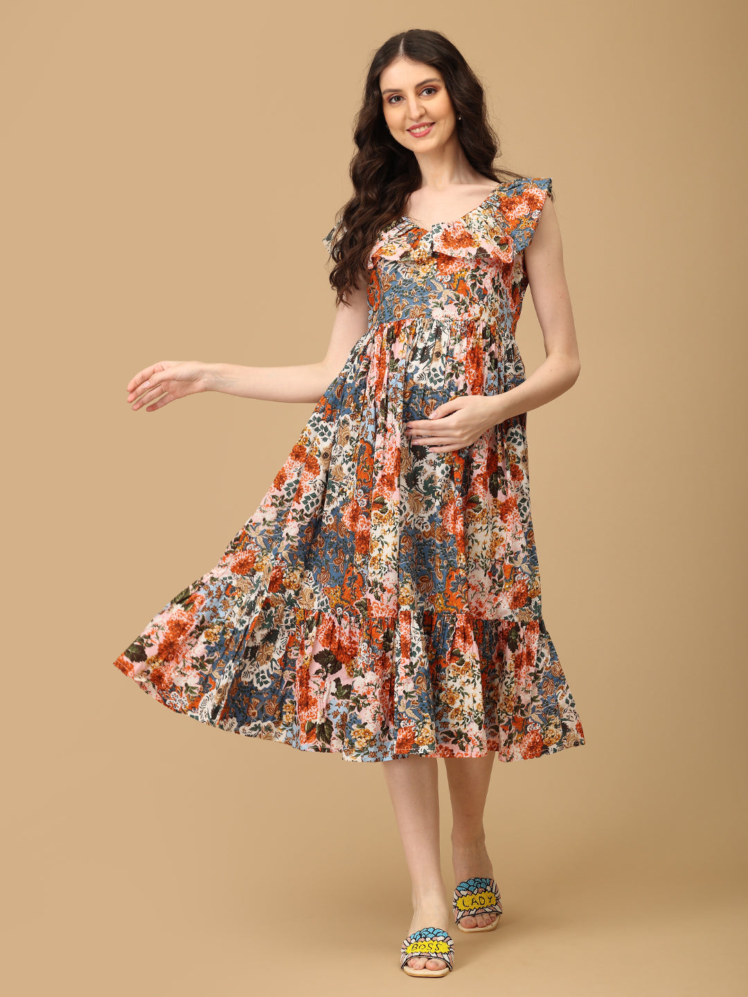 Wildflower Wonderland Maternity and Nursing Dress