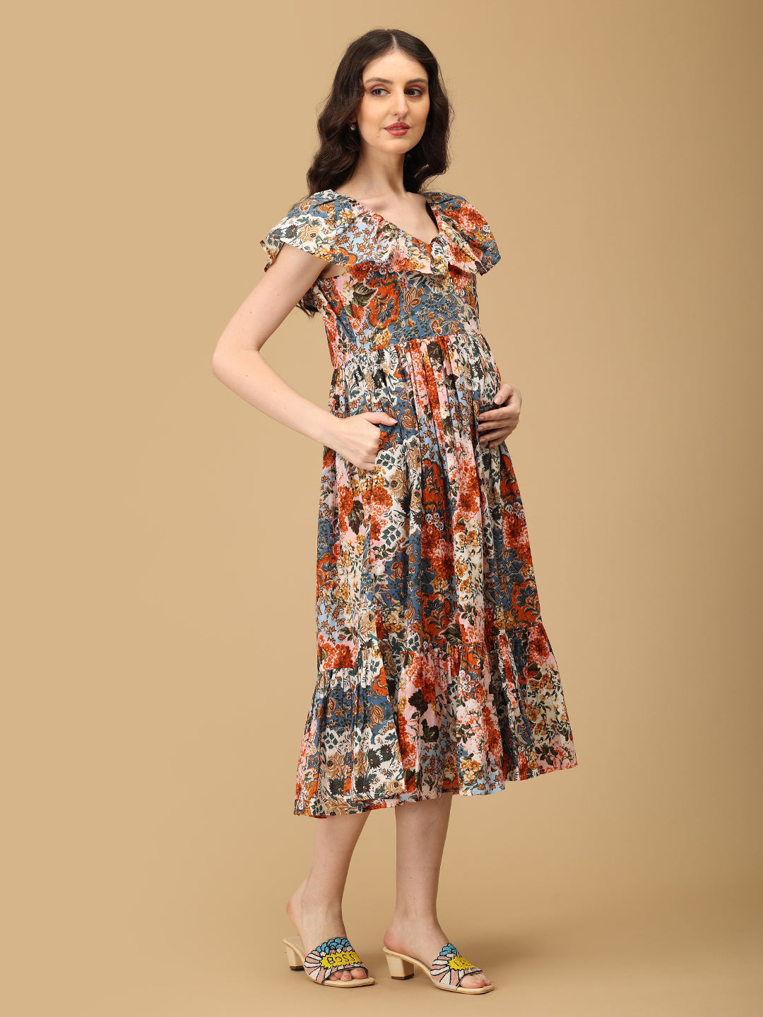 Wildflower Wonderland Maternity and Nursing Dress