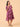 Wine Élan Maternity and Nursing Dress