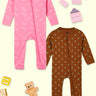 Zipper Romper Combo of 2: Beary Best-Fairyland