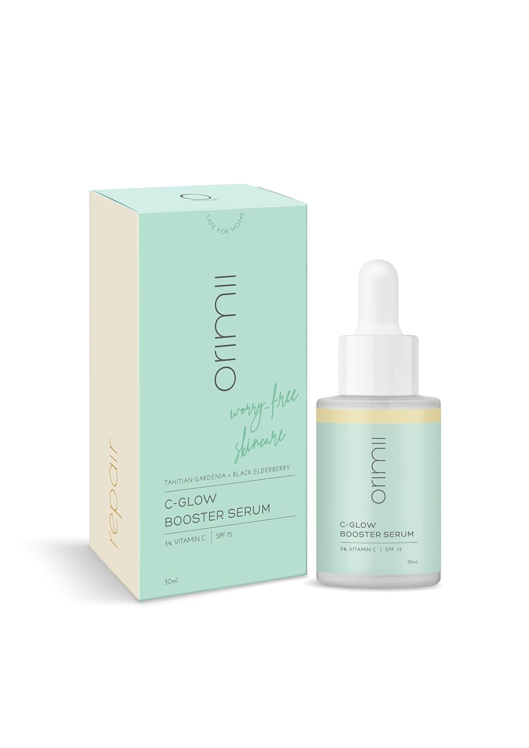 Orimii C-Glow Booster Serum (30 ml)- 3% Vitamin C- SPF 15 | Pregnancy Safe