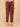 Aafreen Maternity and Nursing Anarkali Kurta Set red printed maternity pants front view.