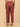 Aafreen Maternity and Nursing Anarkali Kurta Set red printed maternity pants back view.
