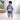ABC Ripped Denim Hoodie with Pants for Kids - 1 - 2 Years Winter Wear
