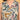 Close-up of collar neckline and front buttons on Abstract Flora Maternity and Nursing Dress.
