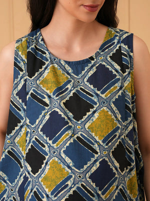 Abstract Tide Maternity and Nursing Nighty Dress - S Maternity Nightwear
