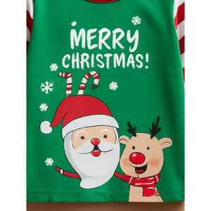 Adults Red bold Stripes,soft Cotton Kids Christmas Nightsuit, 1 Pcs - Top & Bottom Set - S Nightsuits