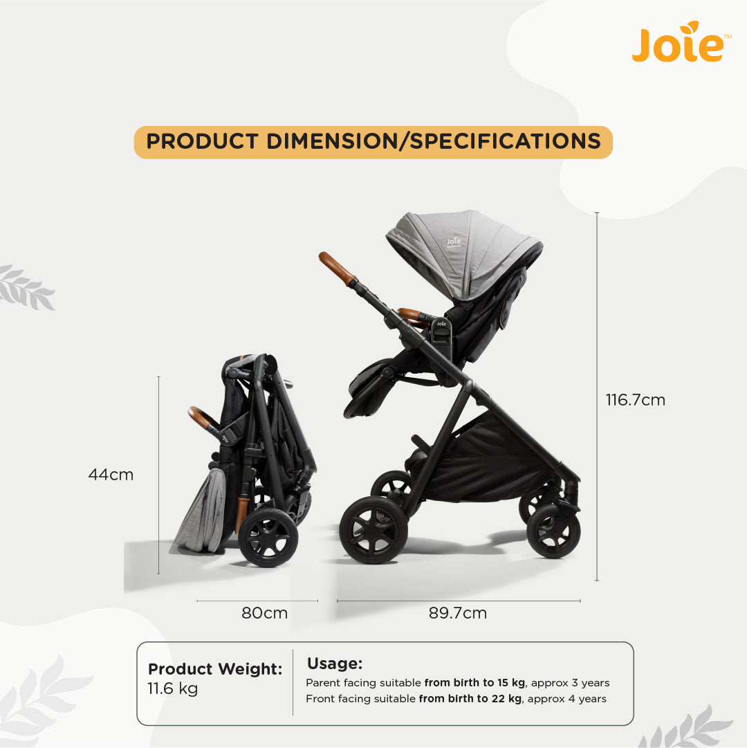 Joie Stroller Aeria S Carbon