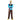 Aladdin Blue and Brown Adults Halloween Costume Fancy Dress Up - M Halloween
