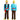 Aladdin Blue and Brown Adults Halloween Costume Fancy Dress Up - M Halloween