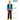 Aladdin Blue and Brown Adults Halloween Costume Fancy Dress Up - M Halloween