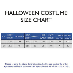 Aladdin Gold and Green Adults Halloween Costume Fancy Dress Up - M Halloween