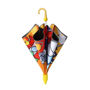Aliens Space theme, Canopy Shape Umbrella for Kids, 5-12yrs - Little Surprise BoxAliens Space theme, Canopy Shape Umbrella for Kids, 5-12yrs