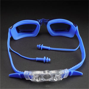 All Blue Eyelid Style Anti Fog UV Protection leakproof design Swim Goggles for Kids 10yrs and above - 10 years above Swim