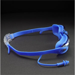 All Blue Eyelid Style Anti Fog UV Protection leakproof design Swim Goggles for Kids 10yrs and above - 10 years above Swim