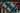The Almitra Tattva Auronee woven wrap displayed flat over a wooden railing, showcasing the full geometric tribal design, featuring large black diamond centerpieces flanked by colorful turquoise and burnt orange stripes.