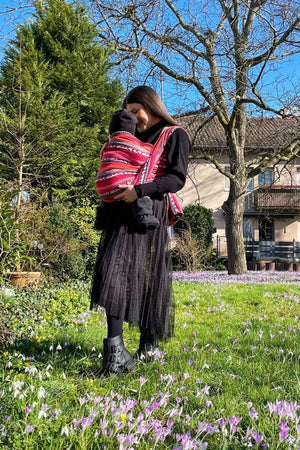 Almitra Tattva I Larona Woven Wrap - Bohemian Collection I The Mom Store - 6 Baby Carrier