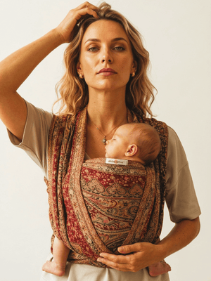 Almitra Tattva Kalindi Woven Wrap 2.0 - Cashmere Collection - 3 Baby Carriers