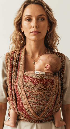Almitra Tattva Kalindi Woven Wrap 2.0 - Cashmere Collection - 3 Baby Carriers