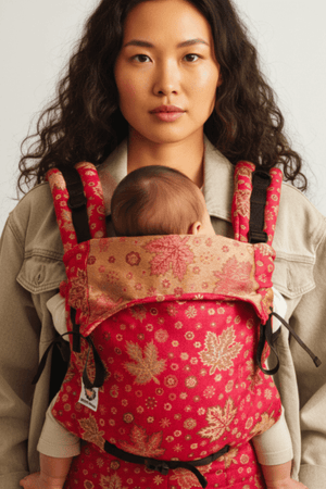 Almitra Tattva Rose Gold Chinar Baby Carrier | The Mom Store - Baby Carrier