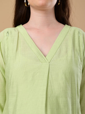 Aloe You Vera Maternity and Nursing Co Ord Set - S Maternity Co-ord Set