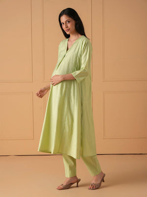 Aloe You Vera Maternity and Nursing Co Ord Set - S Maternity Co-ord Set