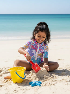 Aloha Wave Girls Swimsuit - 2 - 4 Years Kids Swimwear