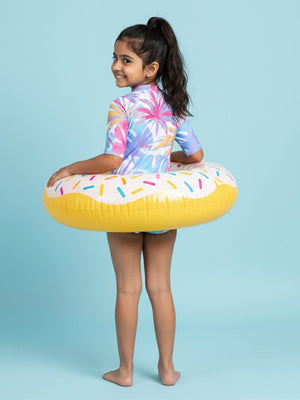 Aloha Wave Girls Swimsuit - 2 - 4 Years Kids Swimwear