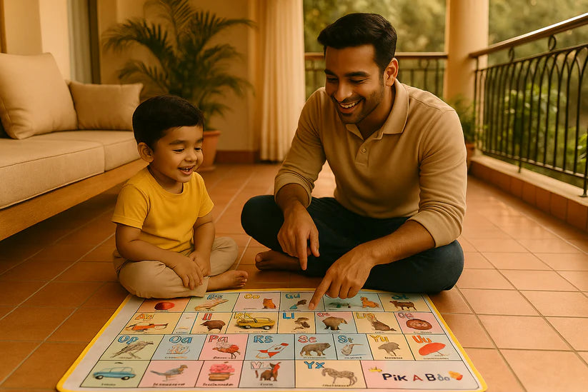 PiK A BOO 5-Senses Cloth Activity Mat – Explore & Learn