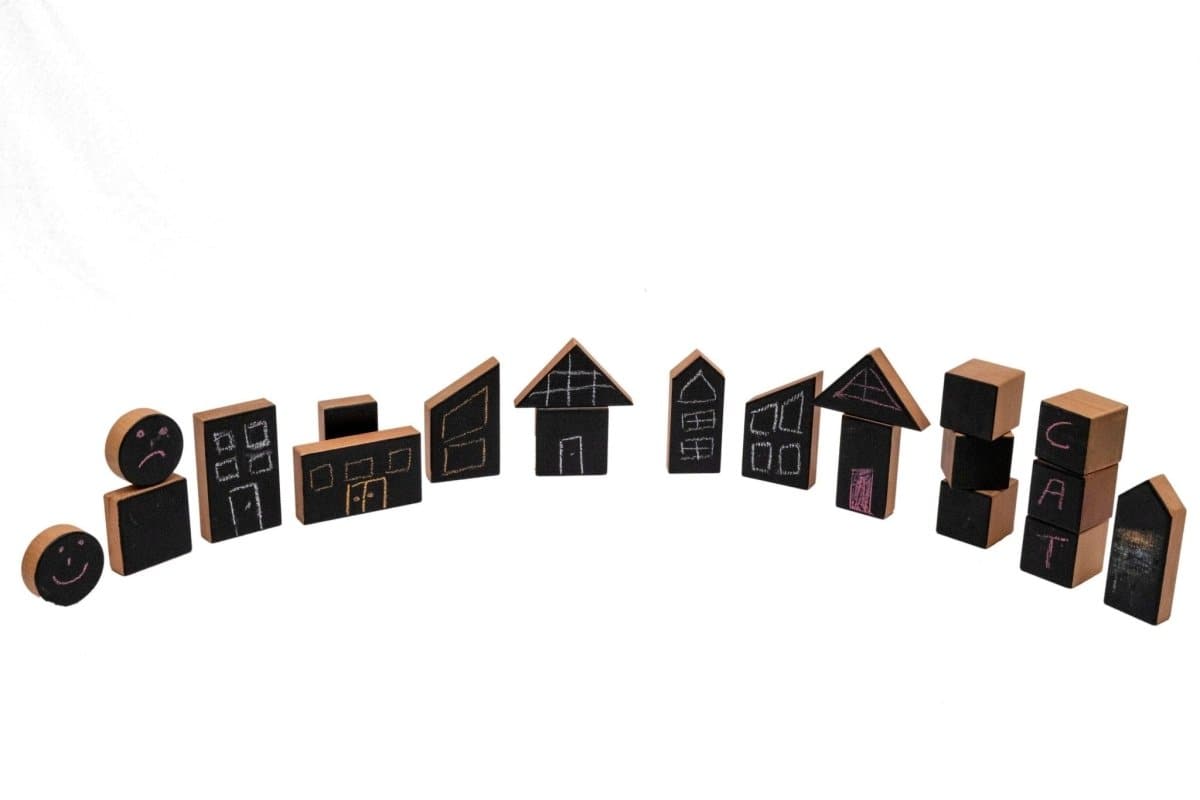 ALT Retail Wooden Chalk Blocks - 20 Pieces - ARWCB